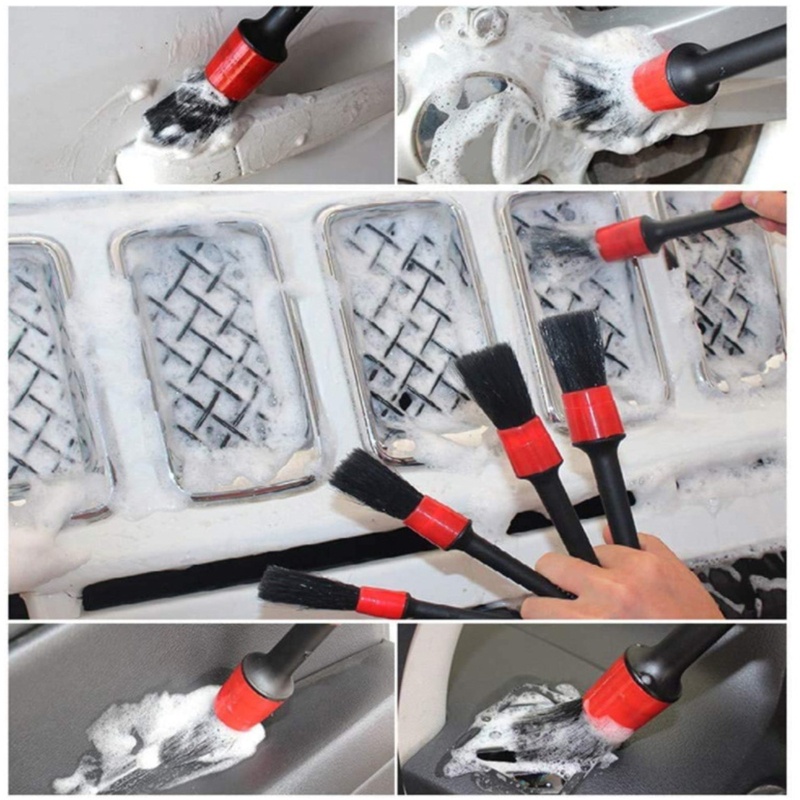 Chổi Vệ Sinh Xe Hơi / Bảng Điều Khiển Ghế Da Gắn Máy Khoan 17