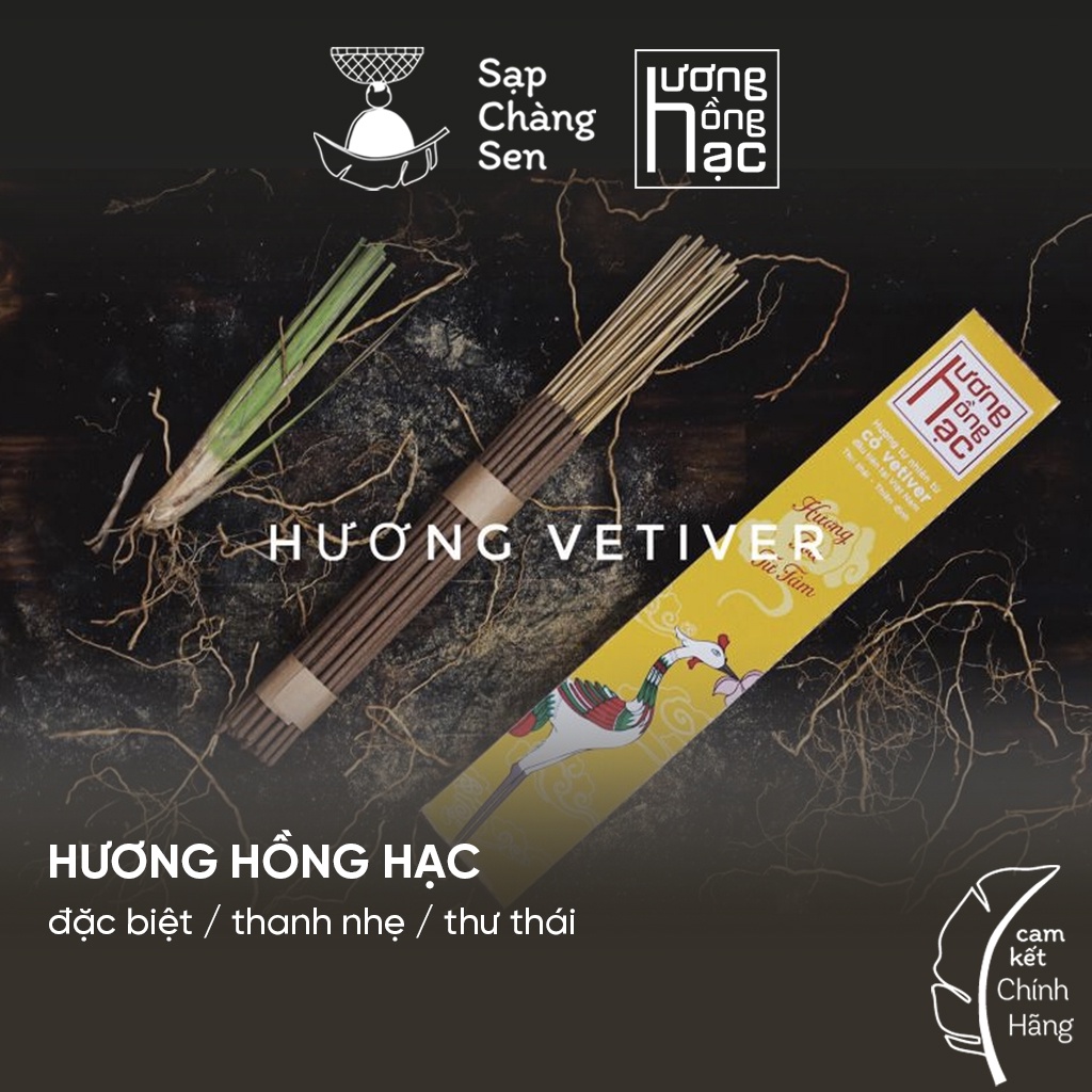 Hương hồng hạc (từ rễ cỏ vetiver) | đặc biệt, thanh nhẹ, thư thái