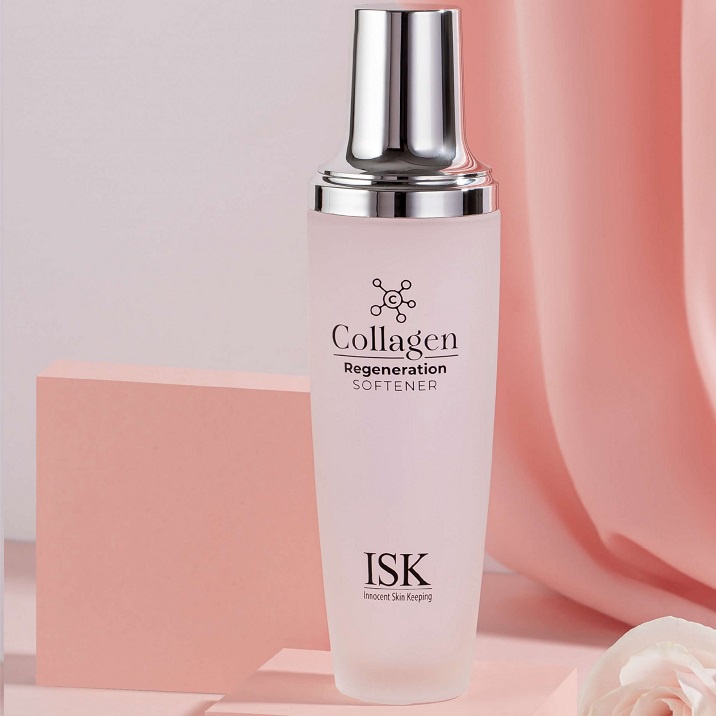 Bộ mỹ phẩm trắng da, xóa nám xạm từ collagen ISK BEAUSKIN Hàn quốc gồm 1 nước hoa hồng 150ml + 1 kem 50ml
