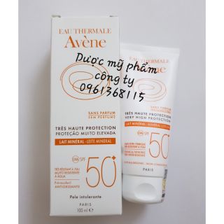 Kem chống nắng vật lý Avene lotion 100ml
