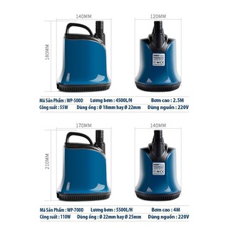 BƠM HÚT ĐÁY 360 ĐỘ SOBO WP