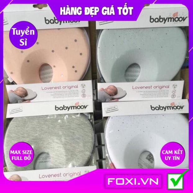 Gối chống bẹt đầu Lovenest Babymoov-Phù hợp với mọi loại giường-nôi-cũi-xe đẩy-Giúp bé ngủ sâu giấc hơn và thoải mái hơn