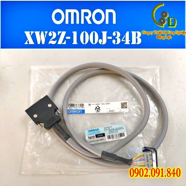 XW2Z-100J-B34 Omron ✴️VIP✴️ automation and safety terminal block cable, cáp khối điều khiển thiết bị đầu cuối