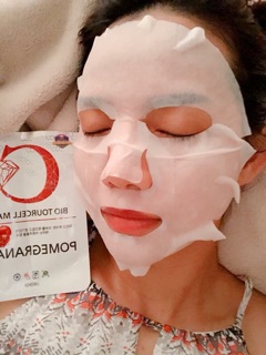 MẶT NẠ BIO LỰU ĐỎ TÚI 10 MIẾNG