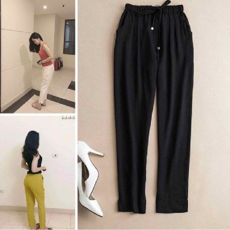 Quần đũi nhật ống suông cao cấp chất vải mềm mỏng