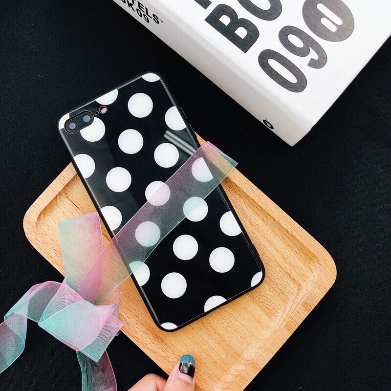 Ốp Lưng iPhone 7Plus/8Plus Chất Liệu Kính Viền Dẻo