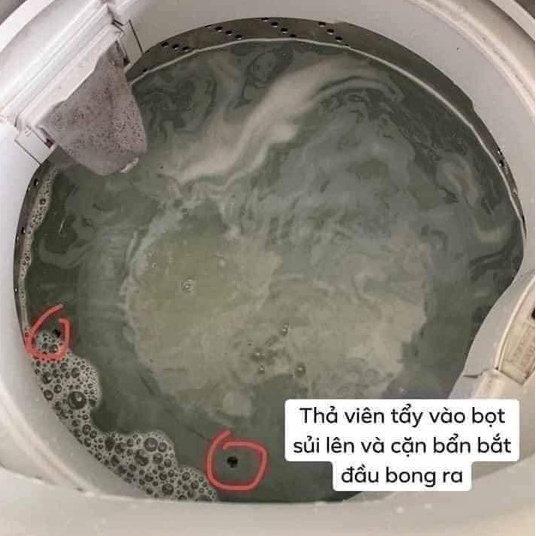 Viên Tẩy Lồng Máy Giặt DENKMIT Viên Vệ Sinh Máy Giặt, Khử Mùi Diệt Khuẩn Hàng Nhập Khẩu Chính Hãng