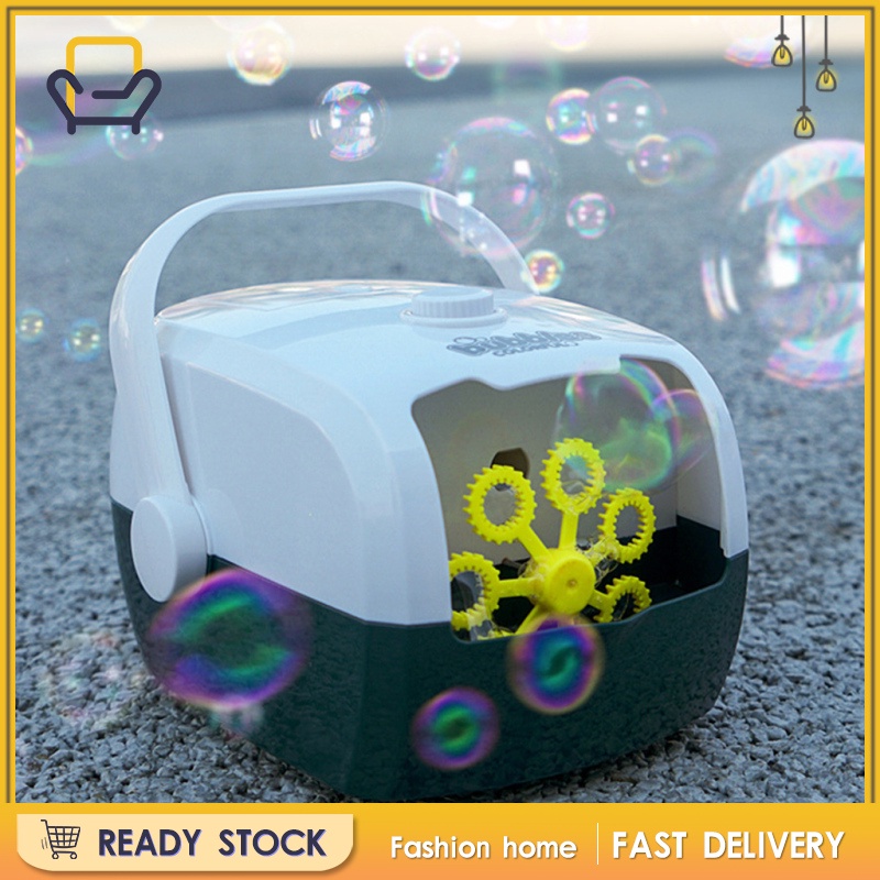 Máy thổi bong bóng xà phòng tự động màu xám loại nhỏ thời trang