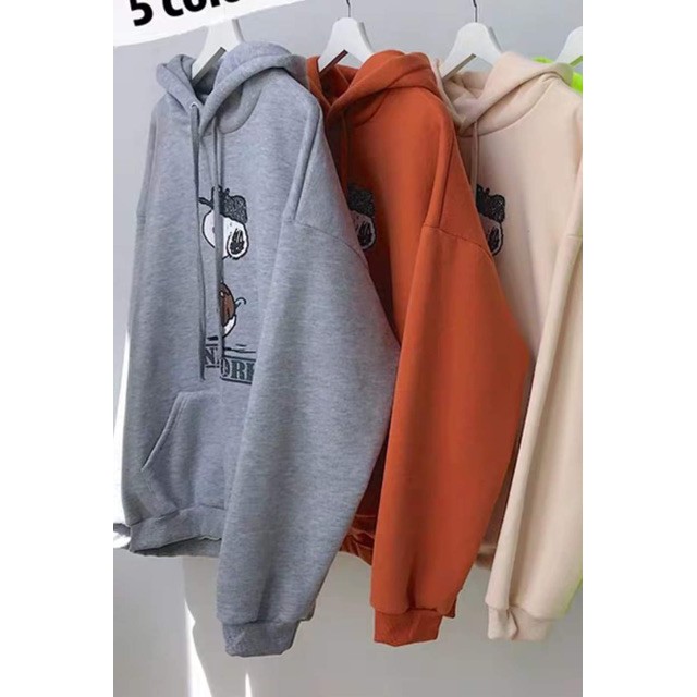 CHUYÊN SỈ Áo Hoodie chó New York nỉ bông TTK688 MK