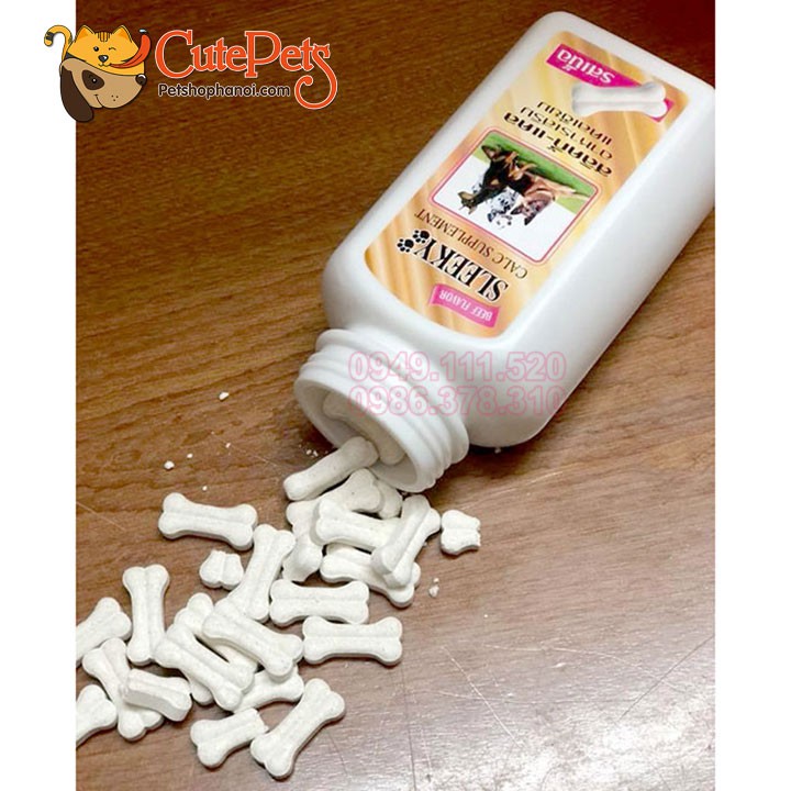 Canxi vitamin thái cho chó mèo Sleeky 140g - Phụ kiện thú cưng Hà Nội