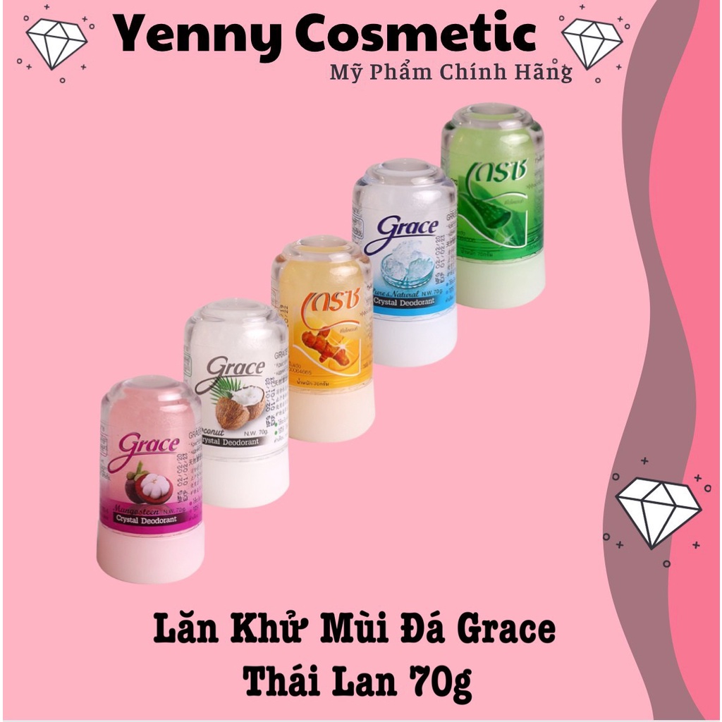 Lăn Khử Mùi Đá Grace Thái Lan 70g