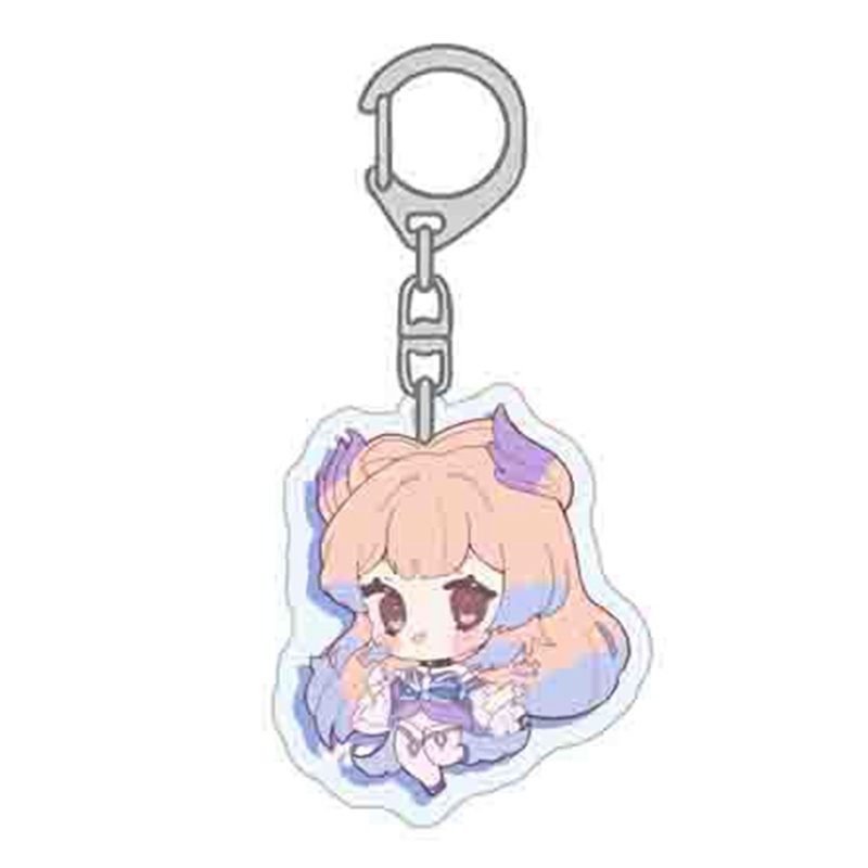 Tmdbyx Móc khóa hai mặt acrylic in hình nhân vật trong game Morax Klee