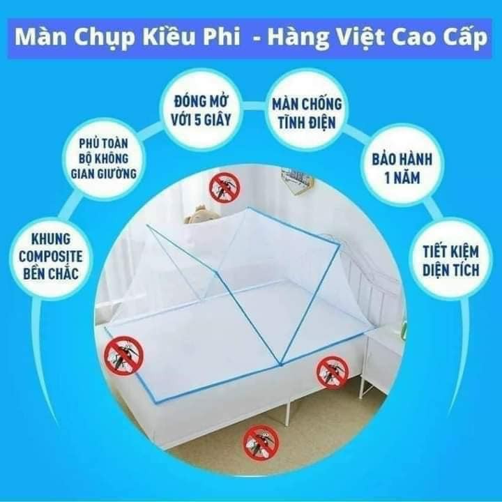 Màn chụp xếp, màn chụp thông minh mẫu mới cho giường tầng