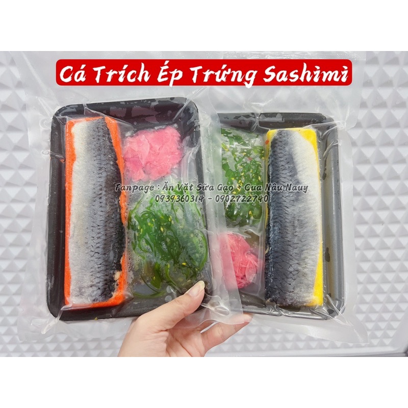 CÁ TRÍCH ÉP TRỨNG SASHIMI