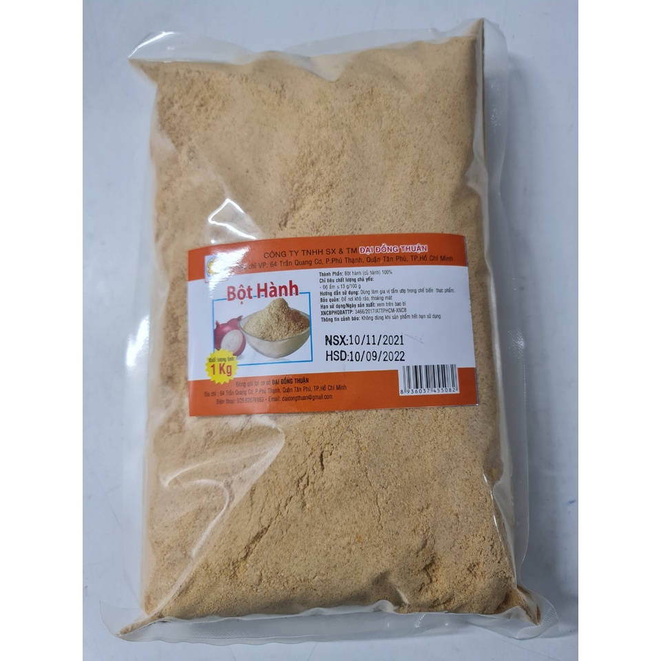 [GÓI LỚN 1 Kg] Bột hành tây thực phẩm [VN] ĐẠI ĐỒNG THUẬN Onion Powder (ddt-hk)
