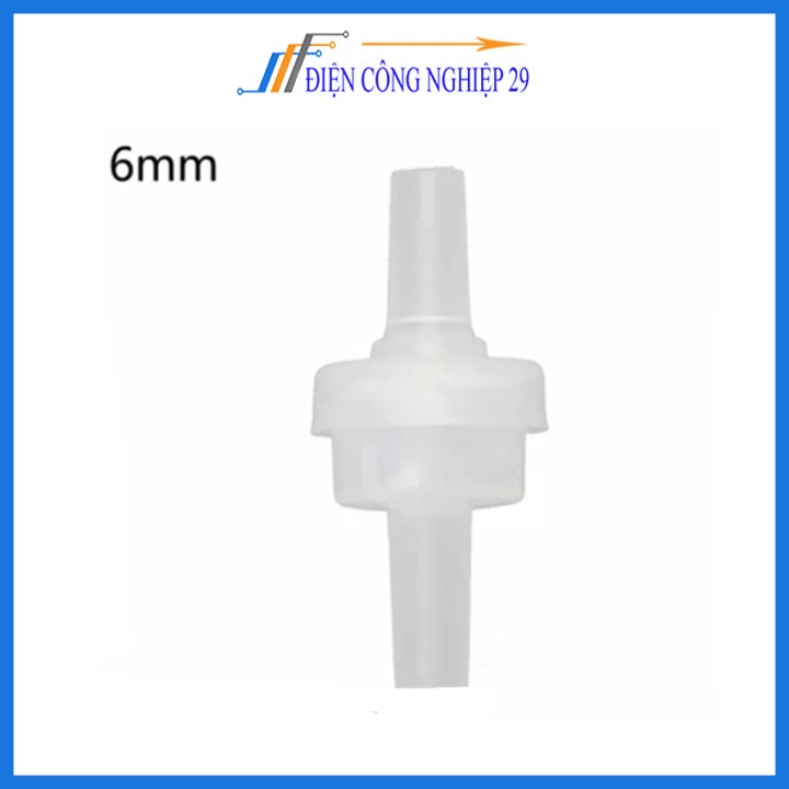 Van nước một chiều chống mất nước cho máy bơm, van khóa nước nhựa 1 chiều nhiều loại 3mm 4mm 5mm 6mm 8mm 10mm 12mm tiện