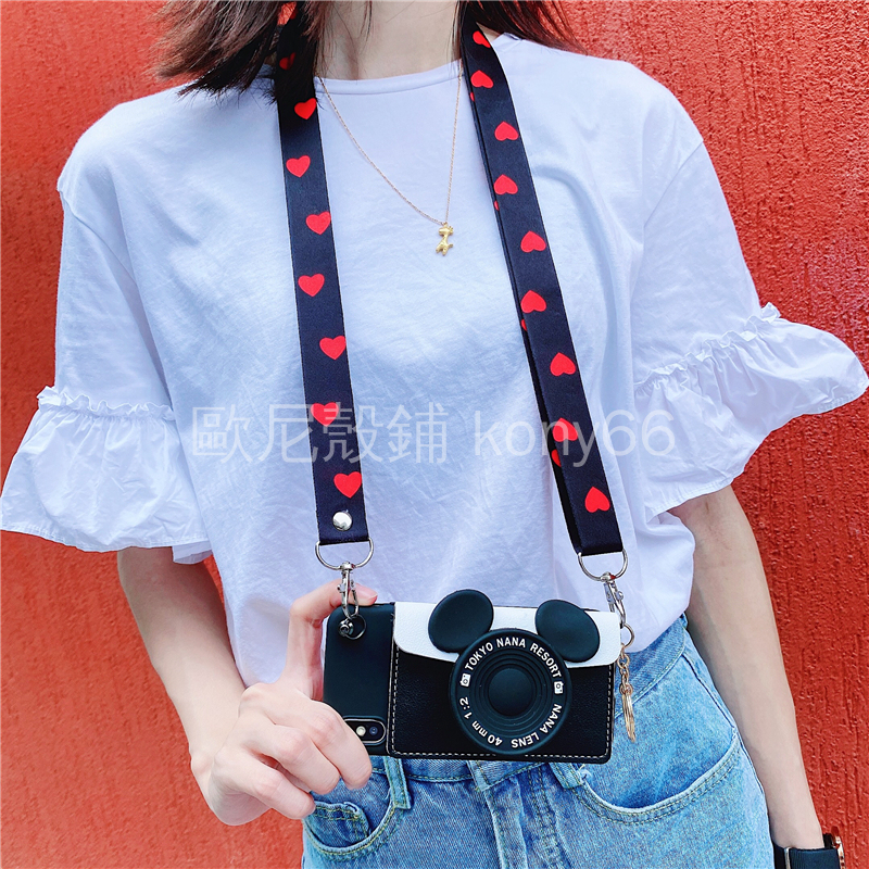 Ốp Điện Thoại Gắn Ví Hình Mickey Minnie Cho Oppo A75S A73 A92 A72 A75 A31 A52 A53 | BigBuy360 - bigbuy360.vn