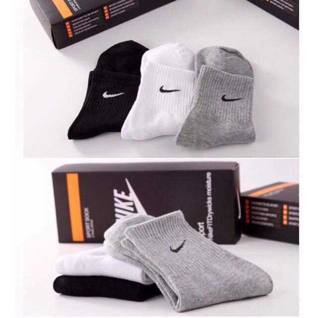 Combo 5 đôi tất nam Nike cổ ngắn