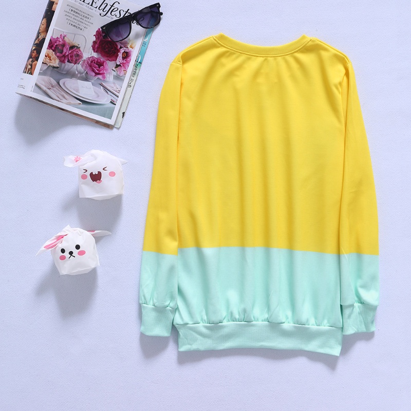 Áo Khoác Hoodie Chui Đầu Tay Dài Phối Màu Tương Phản Thời Trang Cho Nam Và Nữ