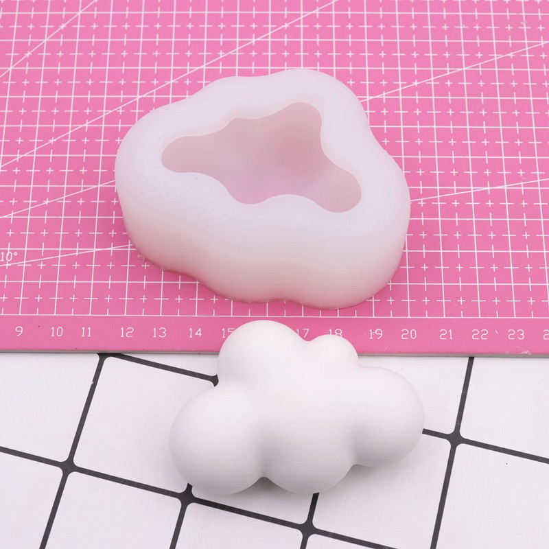 Mô hình đám mây ba chiều đất sét silicone khuôn sô cô la đám mây fondant handmade xà phòng nấm đám mây epoxy