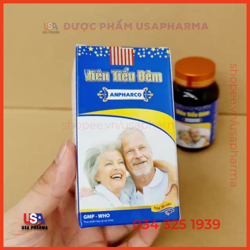 Tiểu đêm USA thảo dược bổ thận, giảm rối loạn tiểu tiện 30 viên