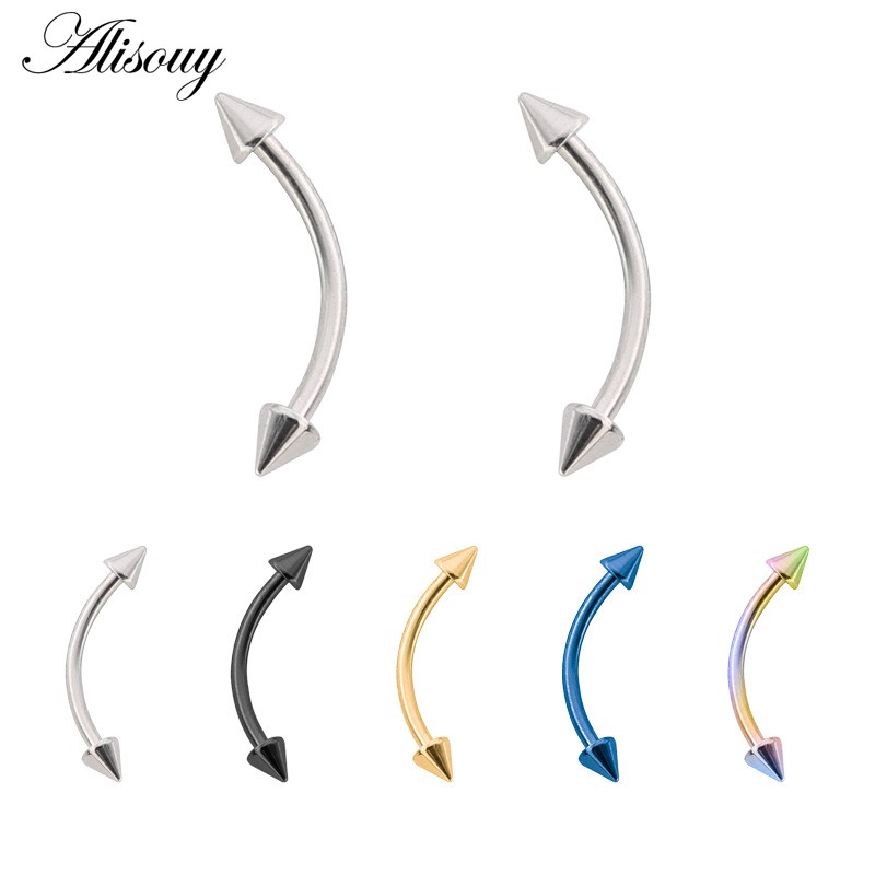 Alisouy 1 Khuyên Mũi / Tai / Mũi / Môi Bằng Thép Không Gỉ