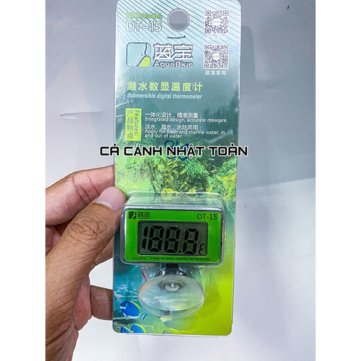 NHIỆT KẾ ĐIỆN TỬ AQUA BLUE DT-15 CHO HỒ BỂ CÁ CẢNH