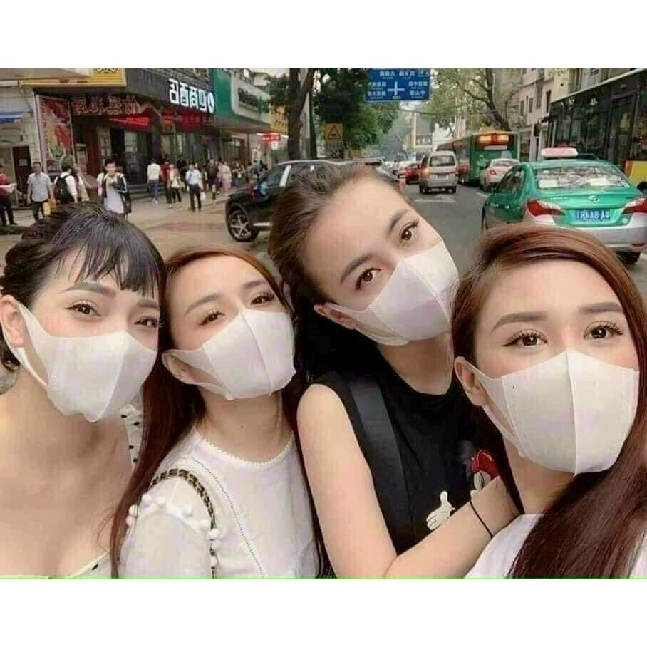 1 Thùng Khẩu trang 3D Mask Masuji  (8 Hộp), 3D Mask Munji ôm sát mặt