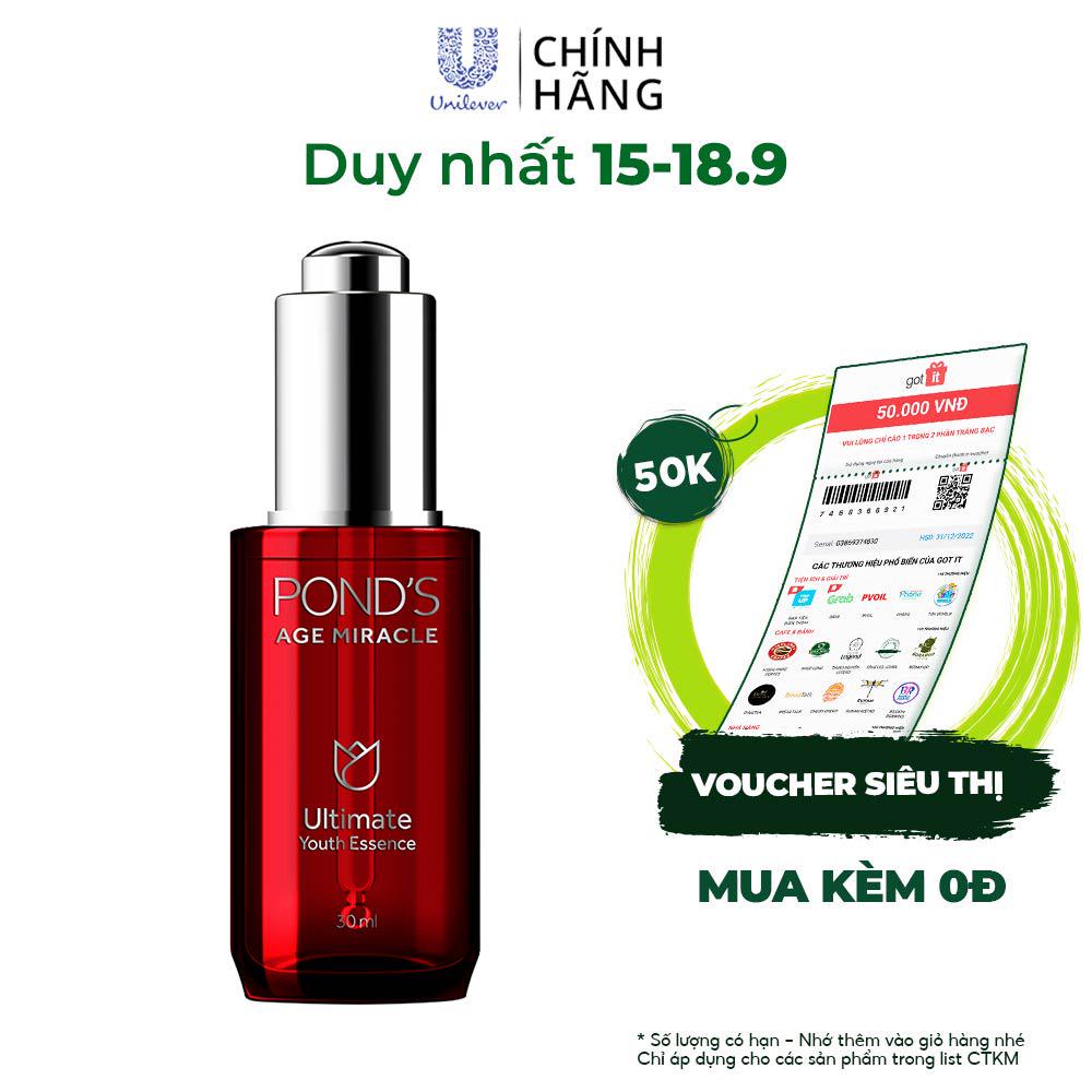 Dưỡng Chất Ngăn Ngừa Lão Hóa Chuyên Sâu Pond's Age Miracle Youth Essence (30g)