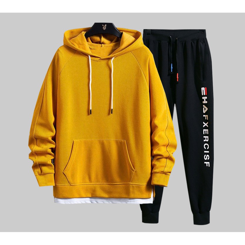 Bộ Quần Áo Nam Áo Hoodie Nỉ Trơn Quần Jogger Phong Cách Thể Thao Thời Trang Zenkonu TOP NAM 1000129 + QUAN NAM 1000069 2