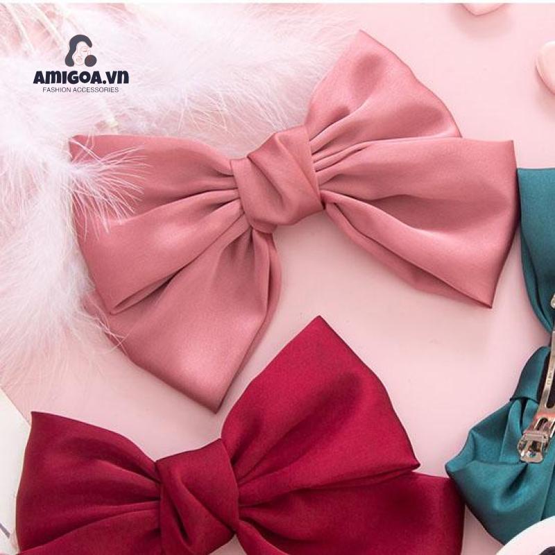 【amigoa.vn】Kẹp Nơ Lớn Cho Nữ