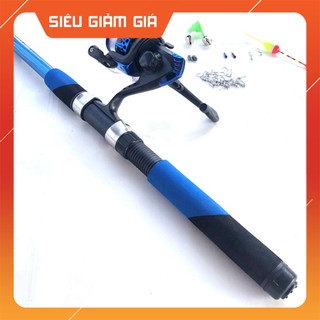 Cần câu máy shimano tặng kèm phụ kiện 1m8 - 3m6 - đồ câu ngọc hải