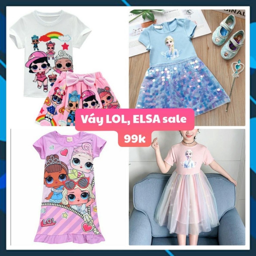 Váy elsa, LoL sale