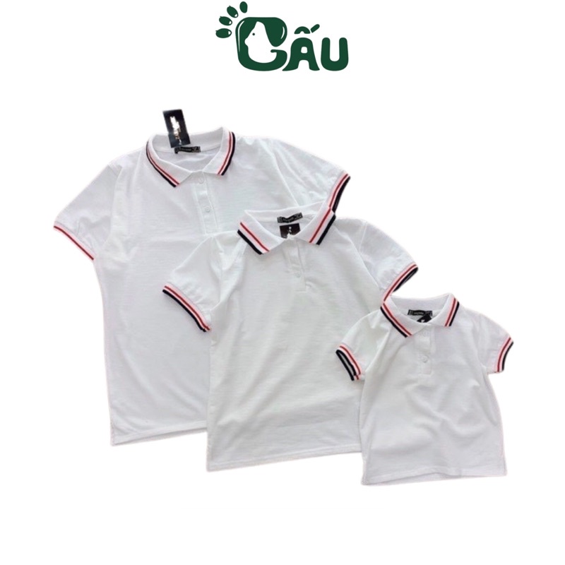 Áo thun Polo GẤU 194 Gia Đình Cá Sấu Unisex vải cá sấu Poly co dãn 4 chiều dày dặn form gerular fit - GĐV