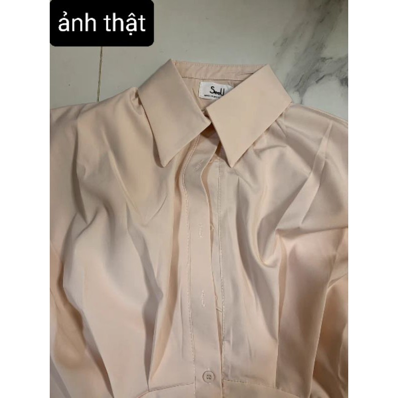 [ORDER] Đầm sơ mi chic dáng suông sang trọng nhiều màu ulzzang