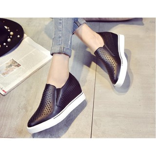 Giày slip on nữ độn đế   dễ thương hà quốc Order