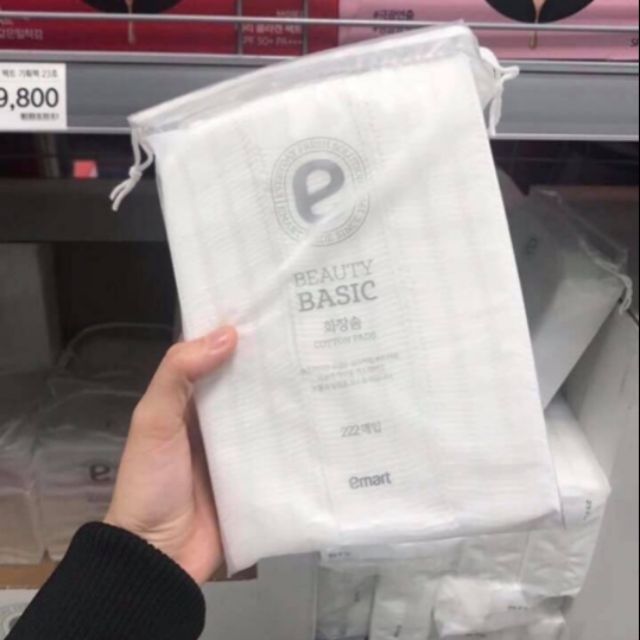 BÔNG TẨY TRANG EMART 222 MIẾNG (NỘI ĐỊA HÀN)