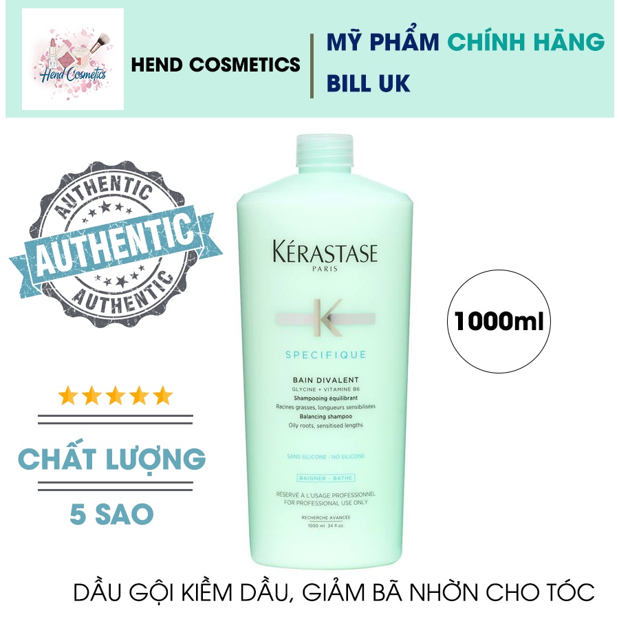 Dầu gội Kerastase shampoo 1000ml