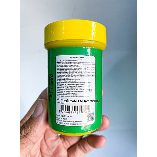 THỨC ĂN CHO RÙA BABA TURTLE FOOD ẤN ĐỘ TAIYO 40G