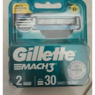 Vỉ 2l lưỡi cạo râu Gillette Mach 3