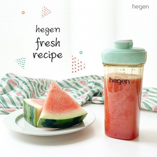 Bình uống nước Hegen PPSU 330ml nắp màu hồng
