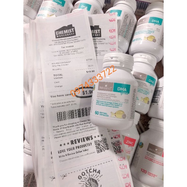 Viên uống bổ xung DHA cho bé Bioisland for kisd 60 viên