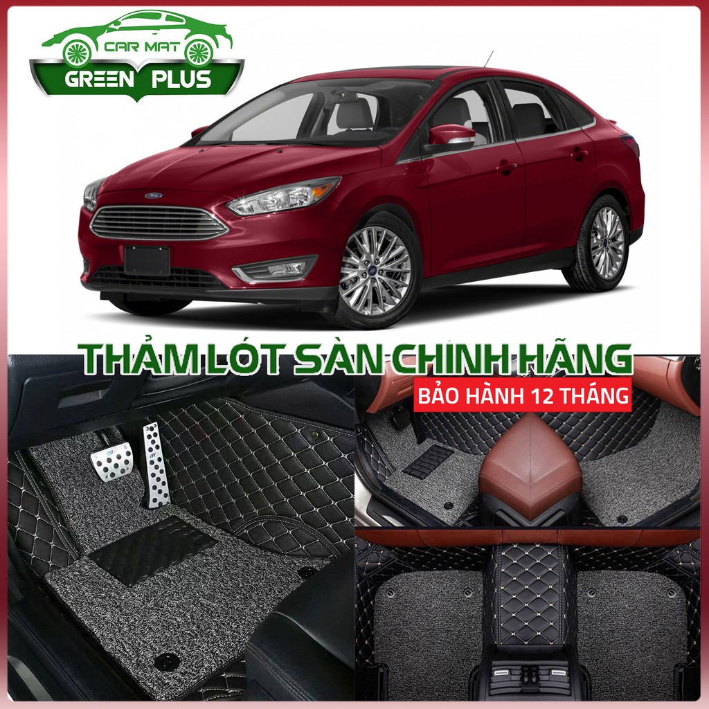 Thảm lót sàn ô tô 6D Ford Focus chống nước, không mùi, phủ kín 90% sàn xe