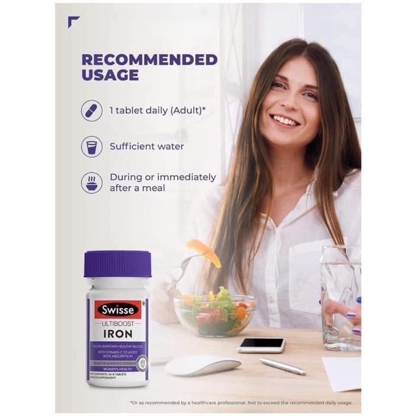 [ĐỦ BILL ẢNH CUỐI] SẮT HỮU CƠ SWISSE | BigBuy360 - bigbuy360.vn