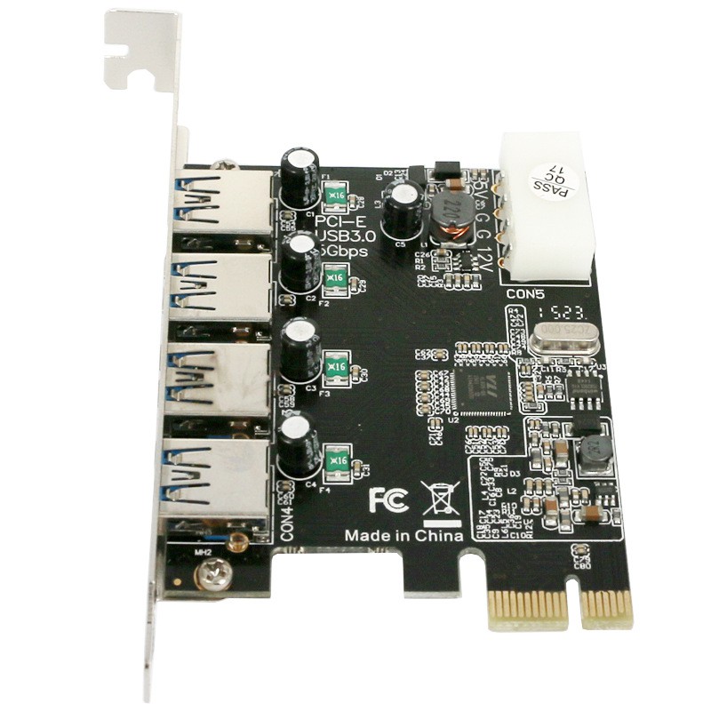Card Chuyển Đổi Pci Express Ra 4 Cổng Usb 3.0 - Card usb 3.0 mở rộng 4 cổng usb