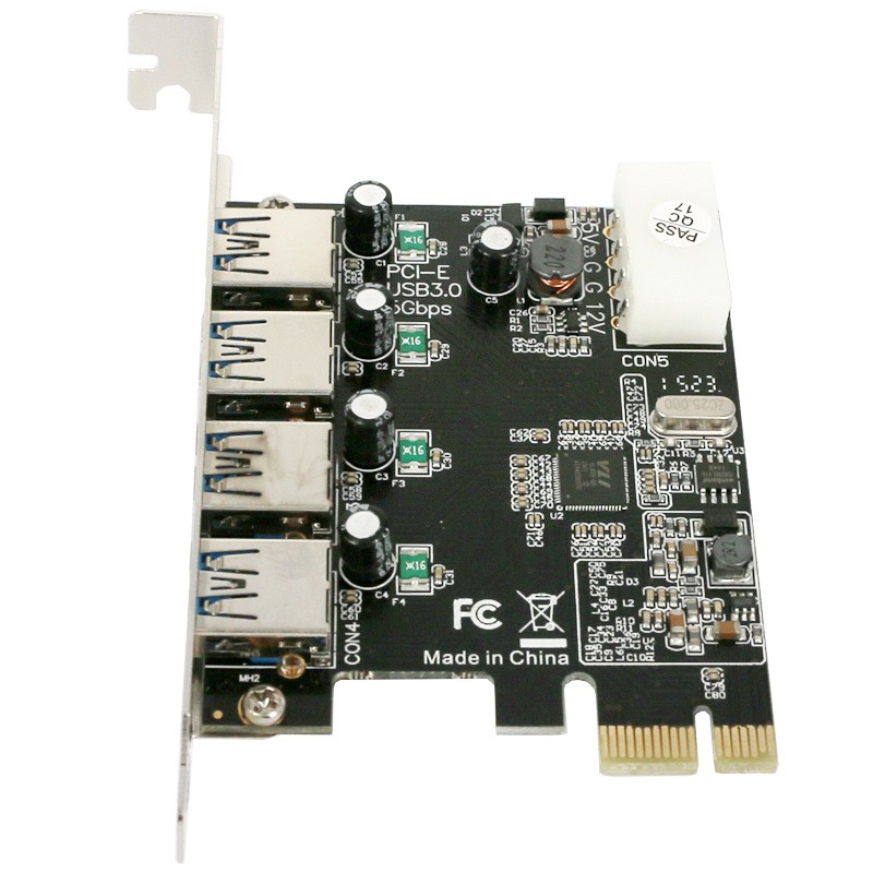 Card chuyển đổi pci express ra 4 cổng usb 3.0