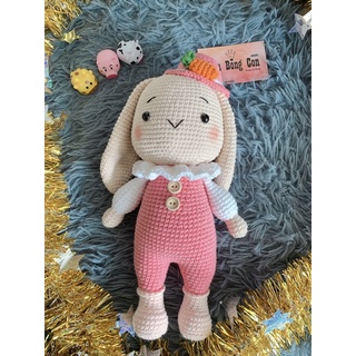 Thỏ Sully handmade bằng len- thỏ len handmade