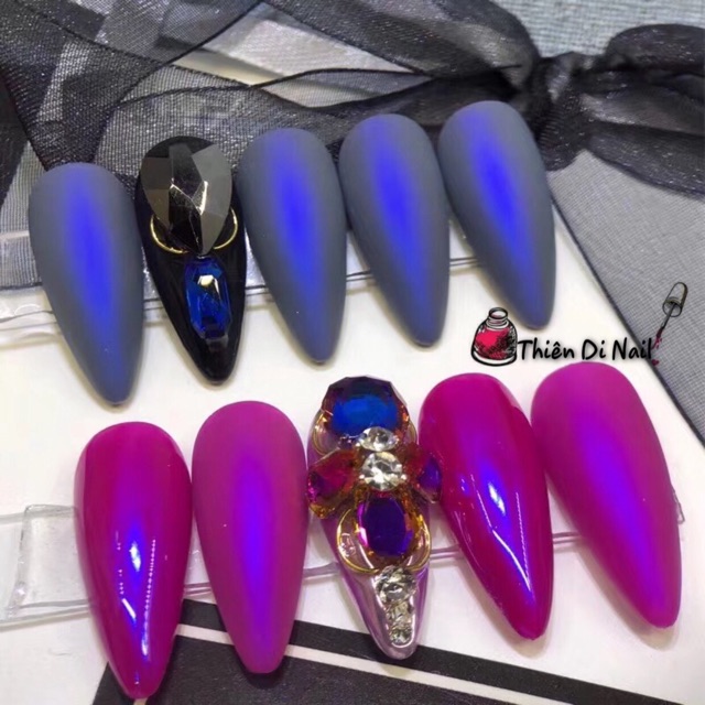 Set tráng gương ngọc trai - set 6 hũ với 6 màu ánh trai khác nhau Thiên Di Nail