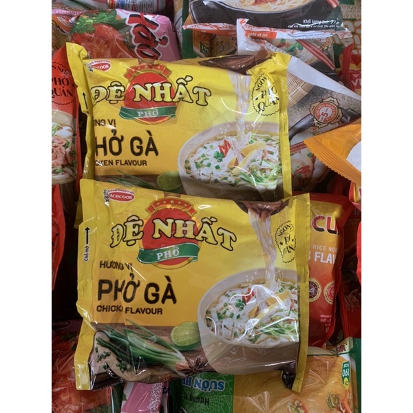 Sét 5 Gói Phở Bò,Gà Đệ Nhất Acecook 65g