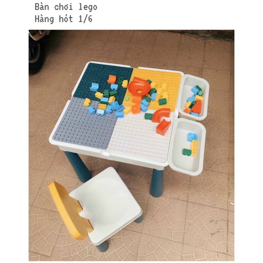 Bộ bàn ghế LEGO 6in1 như hình có clip hình thật